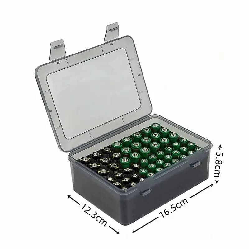 Battery Storage Organizer Box