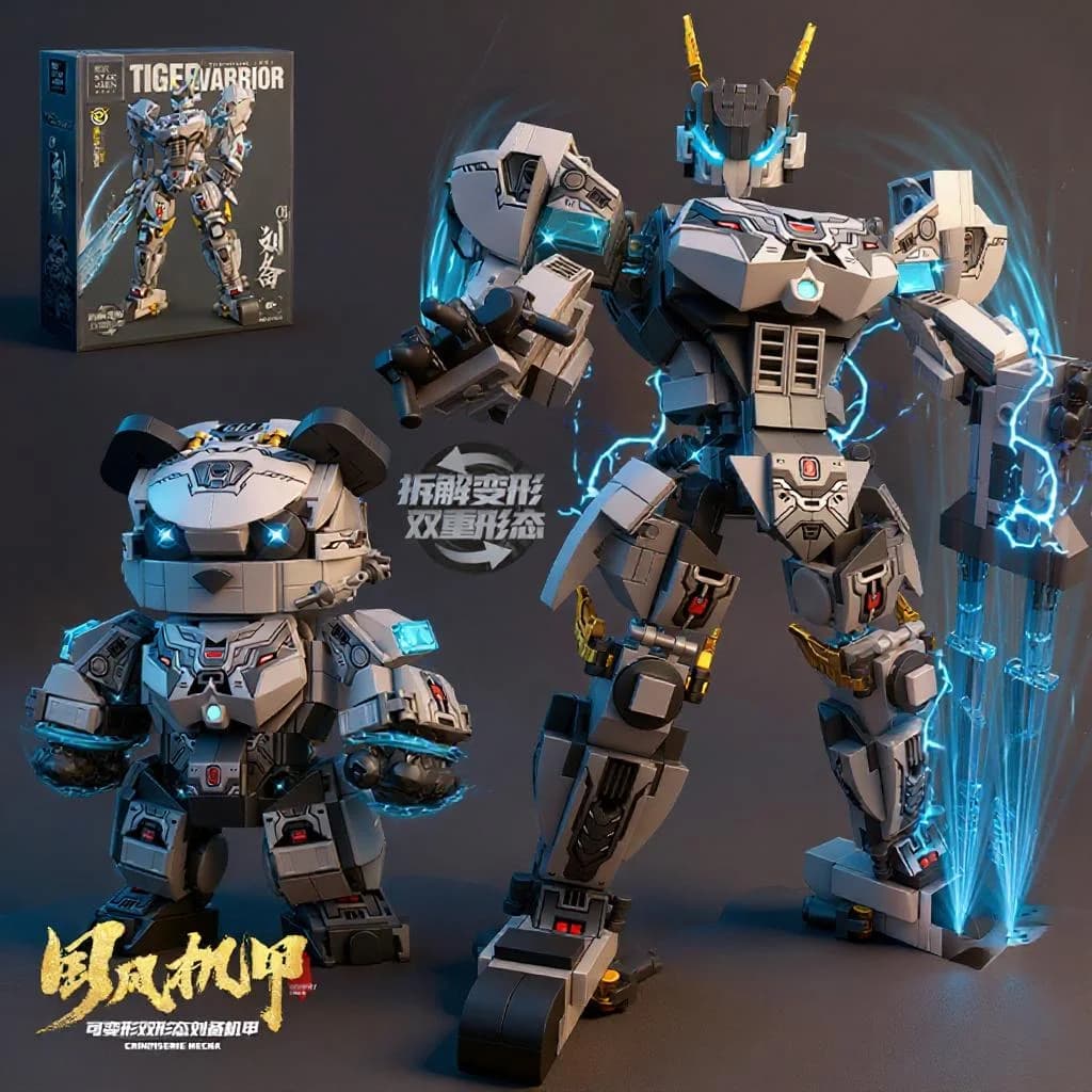 Deformable Robot Building Blocks Set