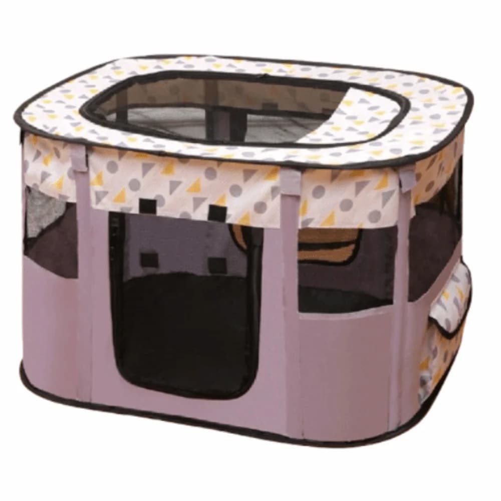 Portable Collapsible Pet Playpen with Oxford Cloth