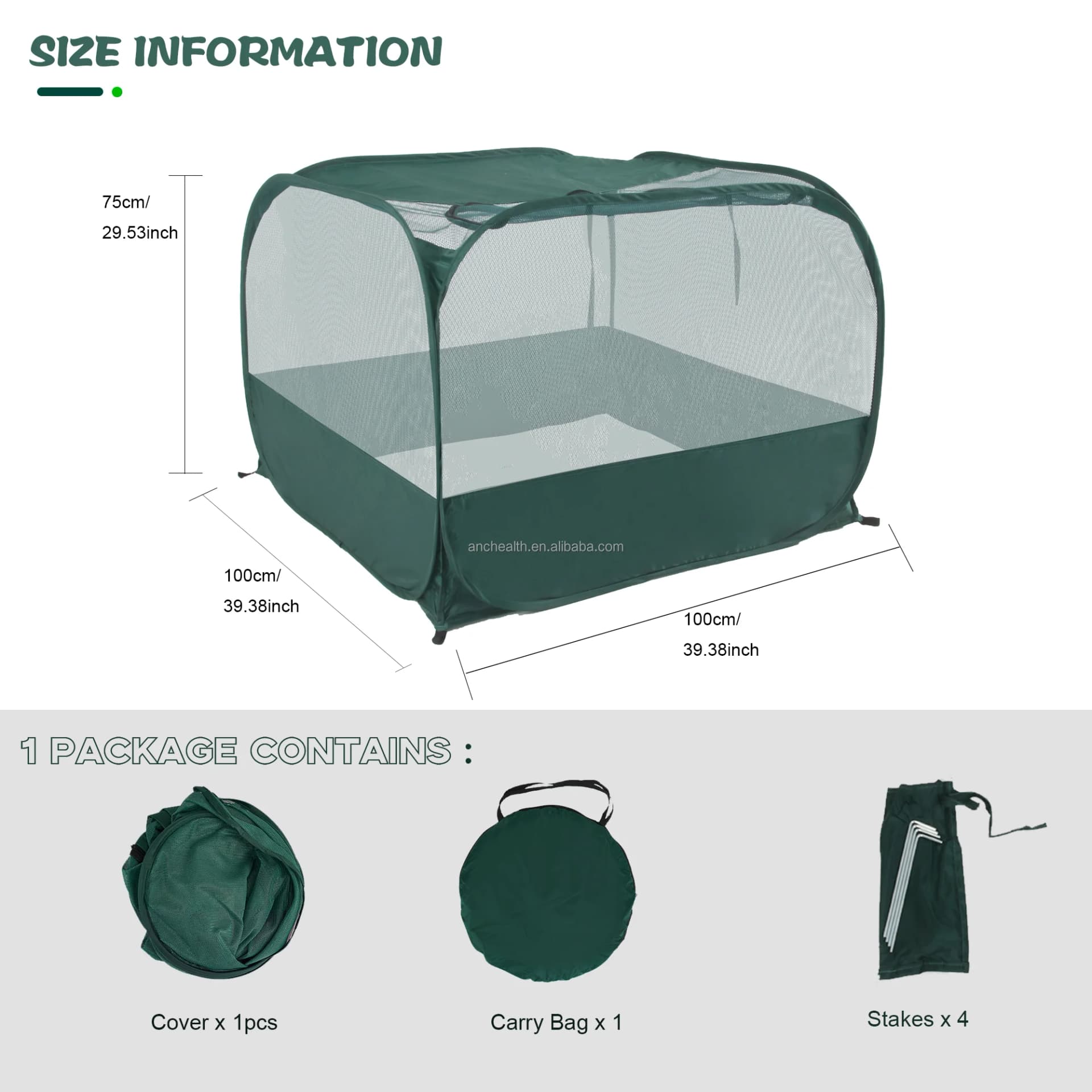 Portable Foldable Pet Playpen with Breathable Mesh