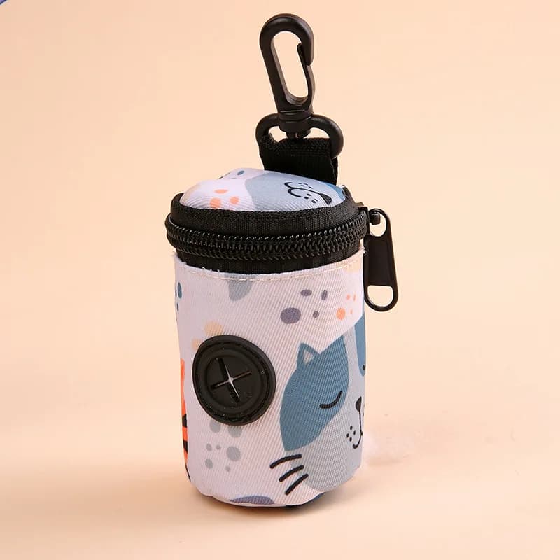 Pet Dog Poop Bags with Holder Outdoor Training Waste Disposal Bag Handy Durable Doggy Trash Bag for Walks And Hikes