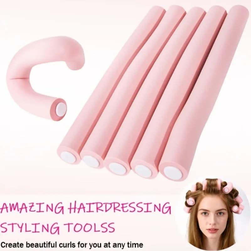 Oversized Non-Heat Curling Wands, 6-Pack