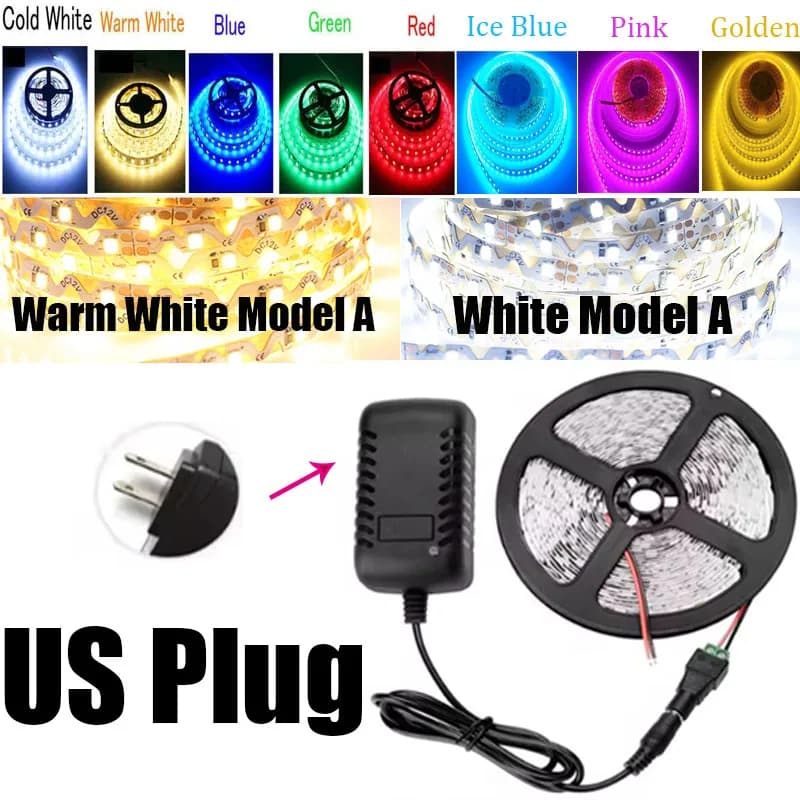 LED Strip Light 1M 2M 3M 4M LEDs Dimmable DC 12V 60LEDs/M Indoor Decorative Tape White Blue Red TV Festival LED Strip Lighting