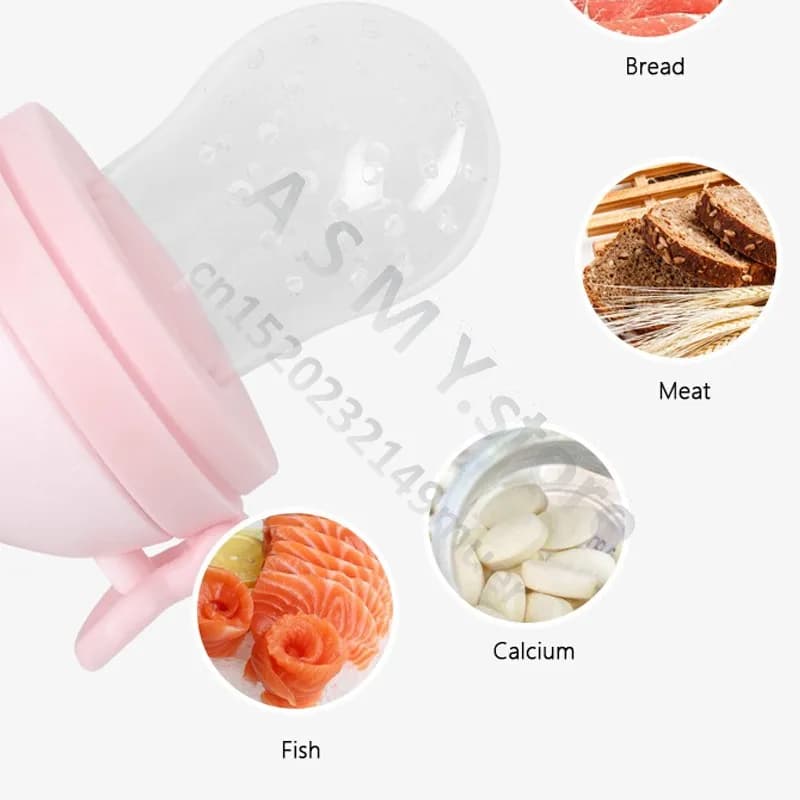 Baby Fresh Fruit Silicone Feeding Nibbler Bottle