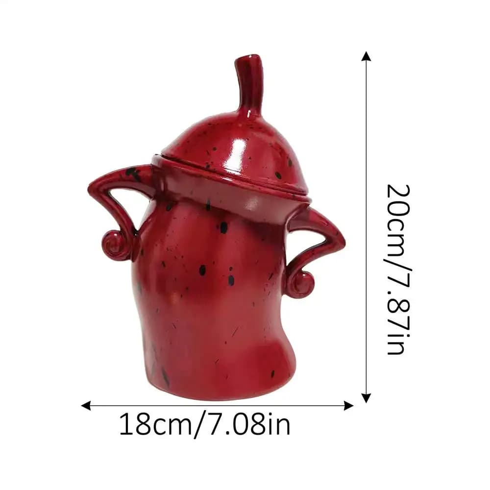 Decorative Food Storage Canister with Airtight Lid