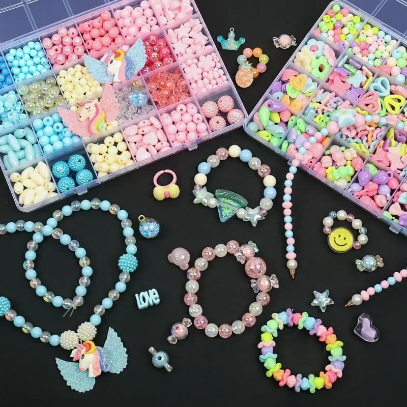 Polymer Clay Jewelry Making Kit with Beads