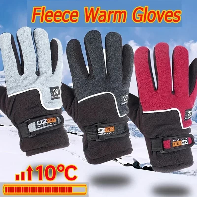 Winter Thermal Gloves for Skiing and Cycling