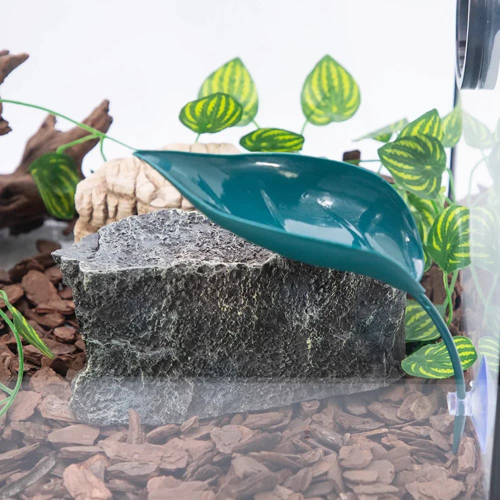 Reptile Basking Leaf Terrace With Suction Cup
