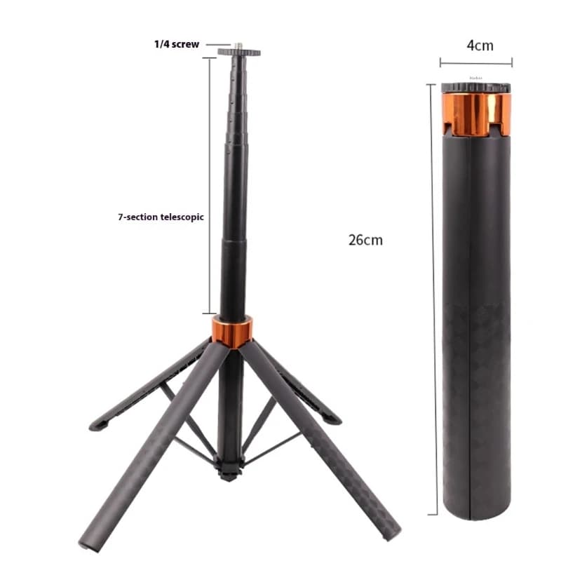 Adjustable 4-Leg Phone Tripod