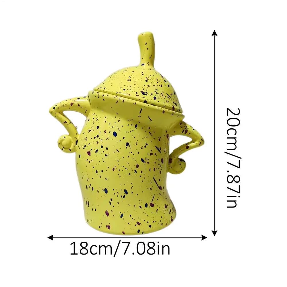 Decorative Food Storage Canister with Airtight Lid