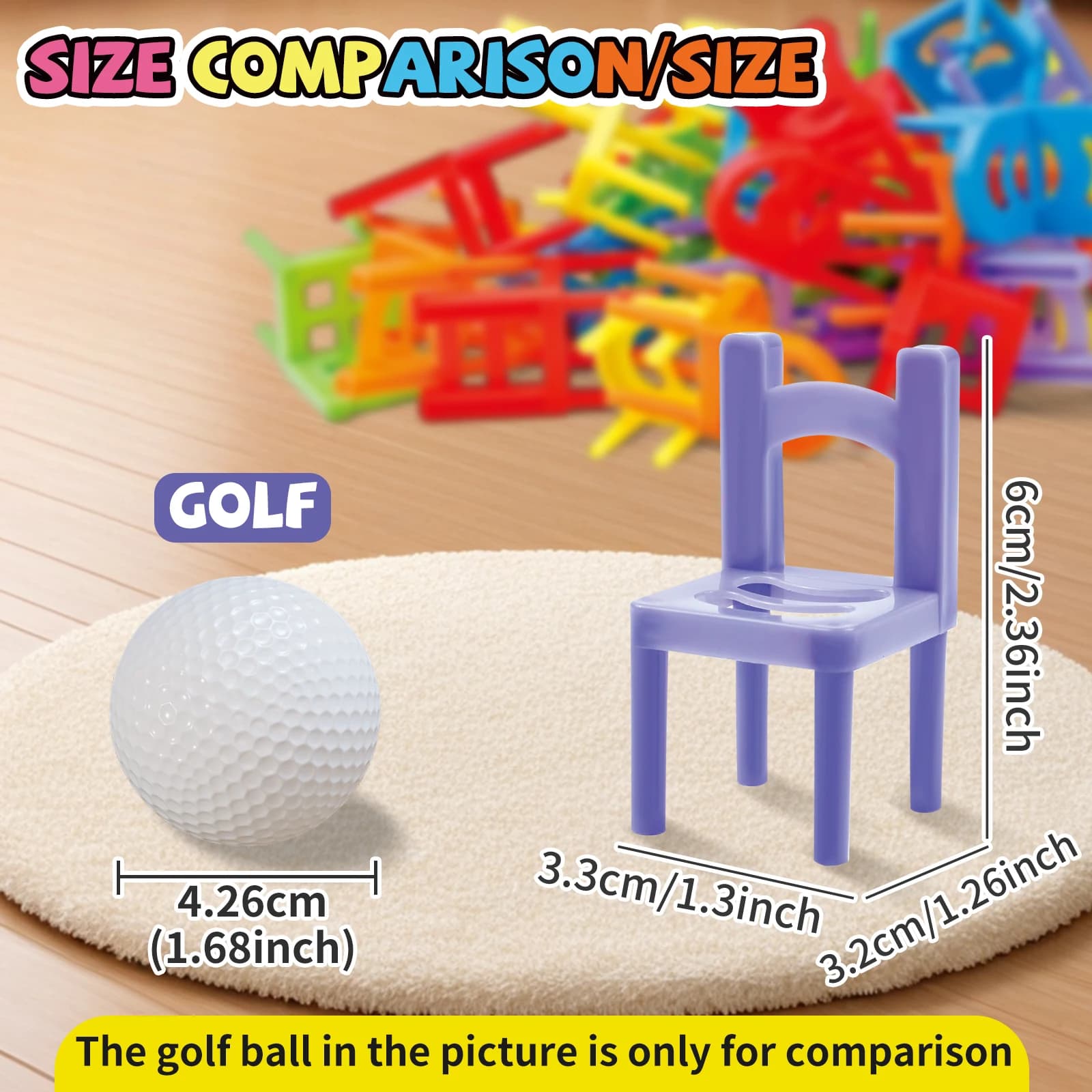 Chair Stacking Toy Building Blocks Set