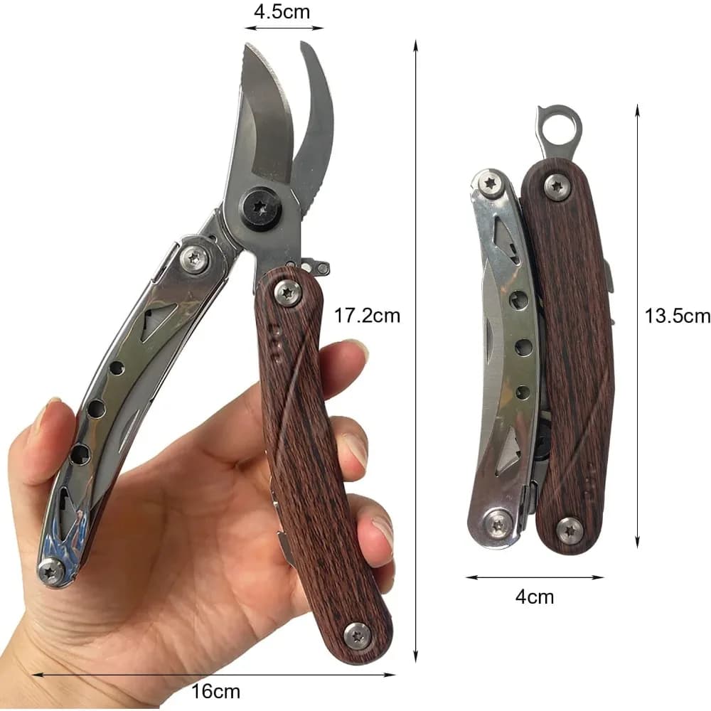 6-in-1 Garden Tool Set with Pruning Shears and Saw