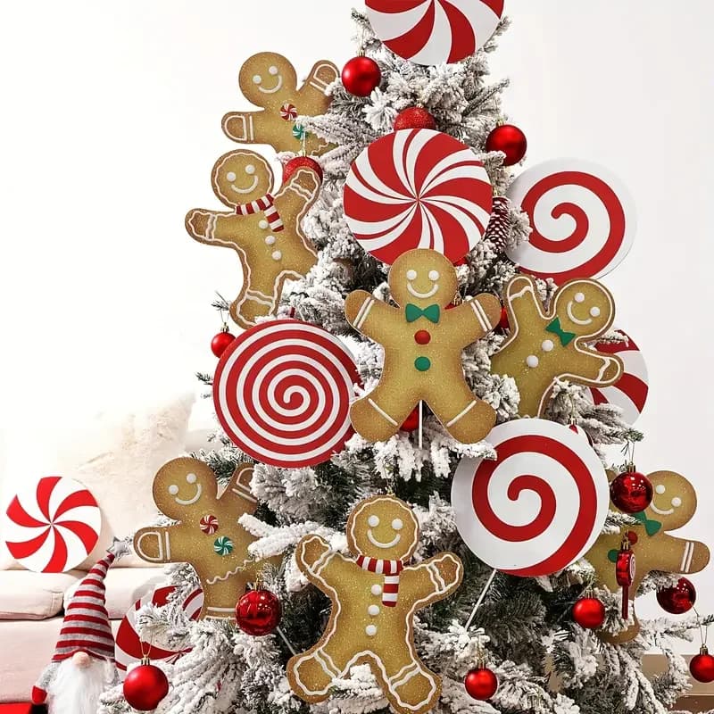 Peppermint Candy Christmas Tree Ornaments