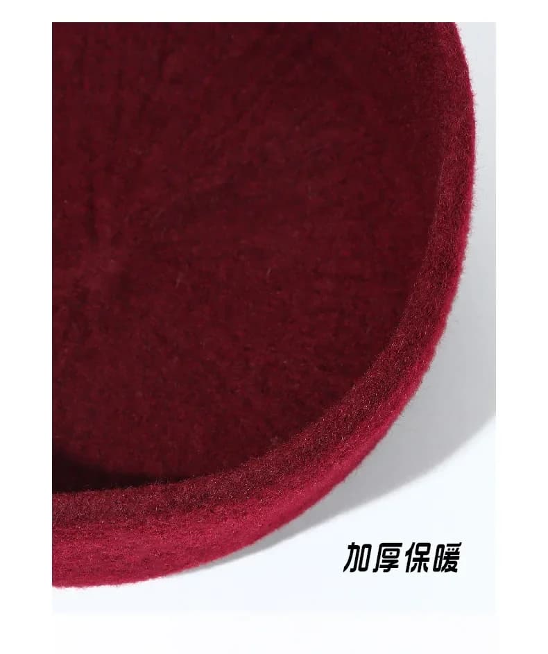 Wool Beret Hat for Men