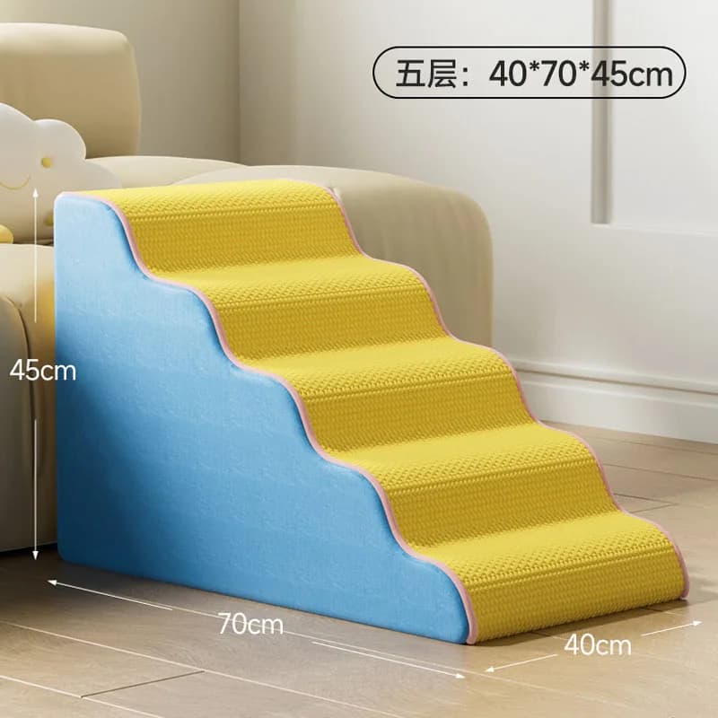 Pet Stairs with Detachable Sponge Cushioning