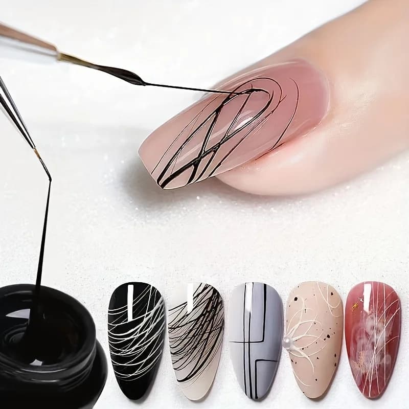 Elastic Gel Polish for Nail Art Carving