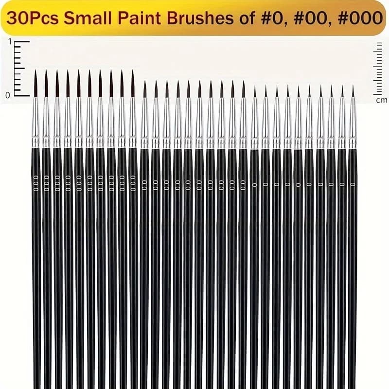 Fine Detail Miniature Paint Brush Set