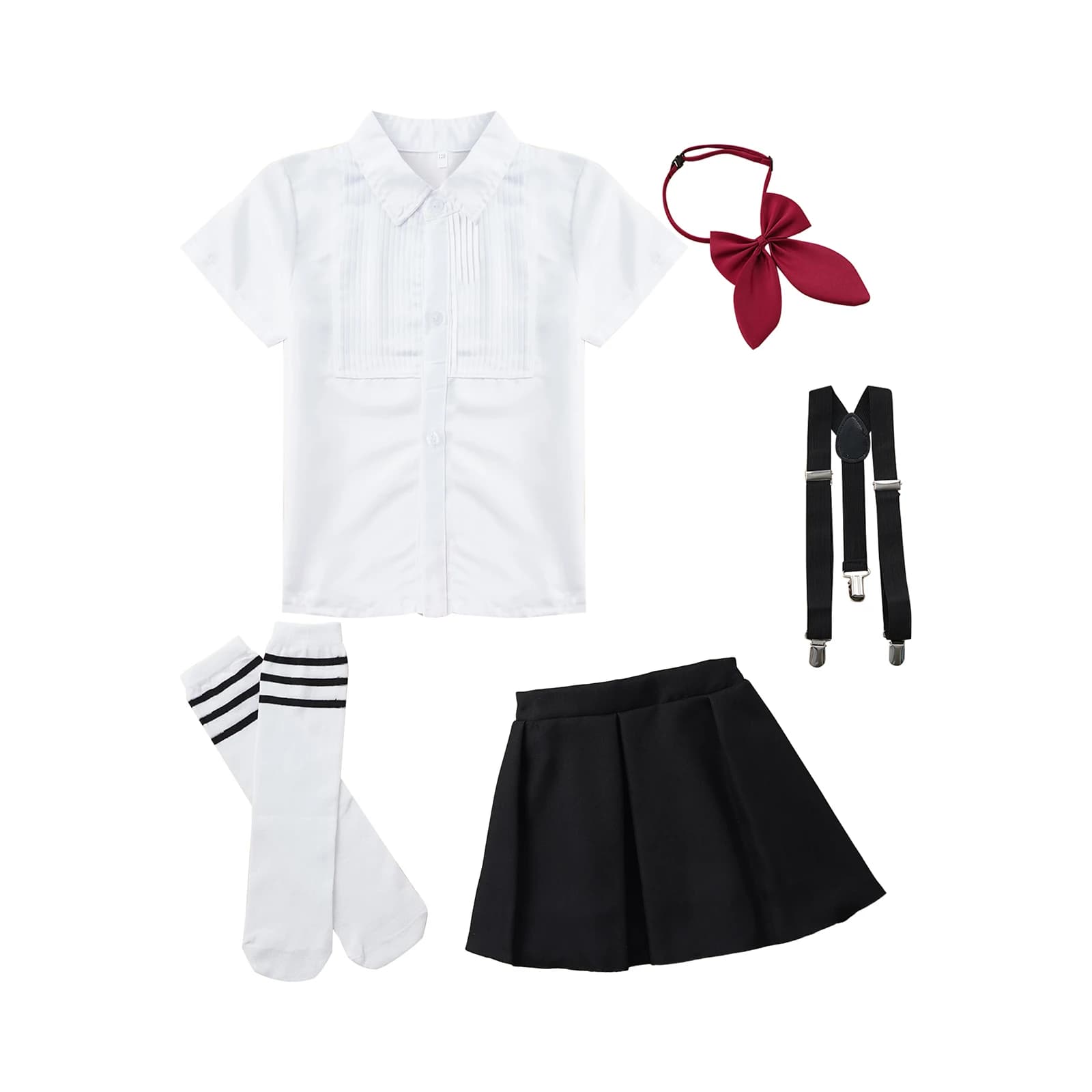 Girls Choir Performance Uniform with Bow Tie