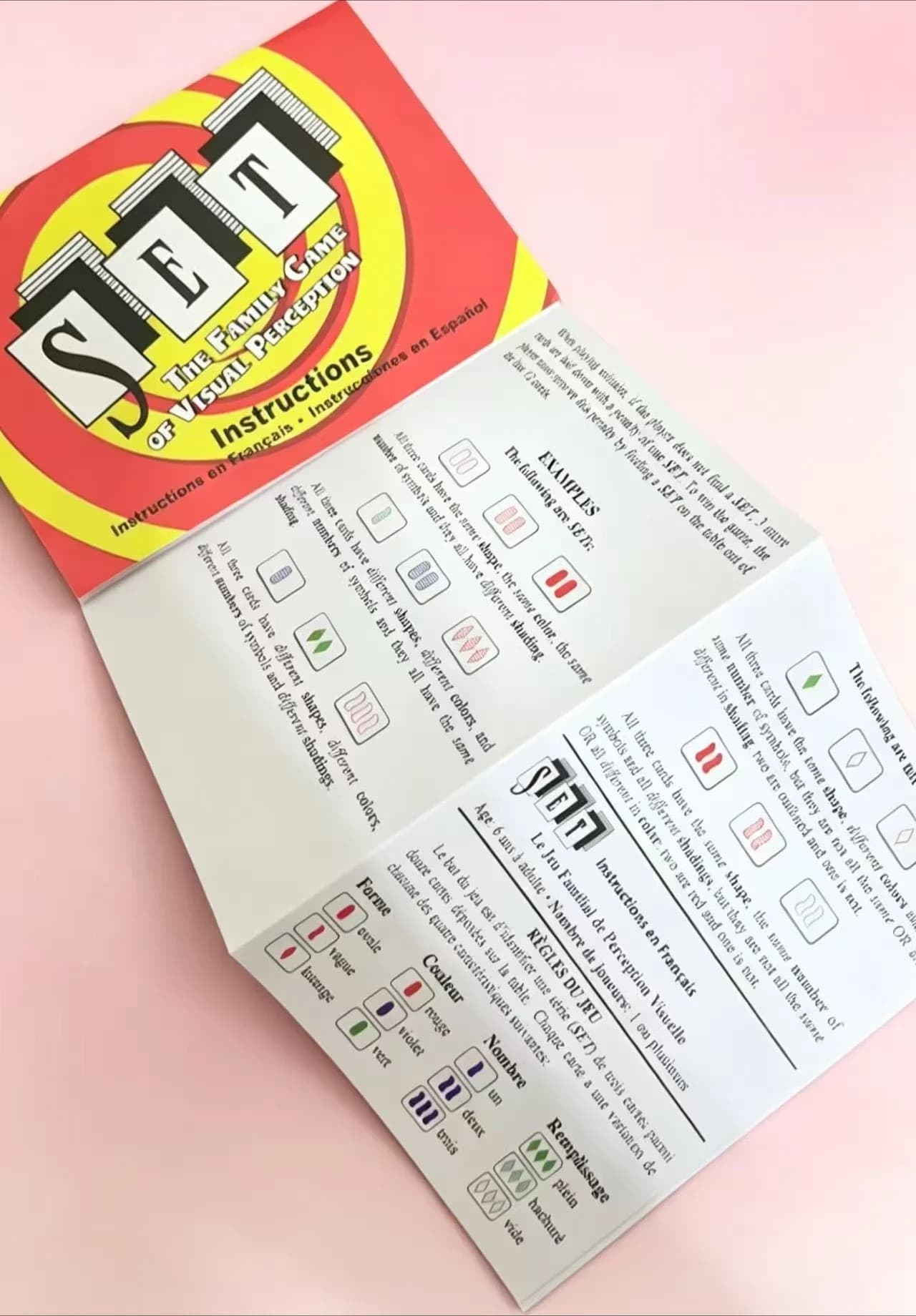 Visual Perception Card Game for Family Party