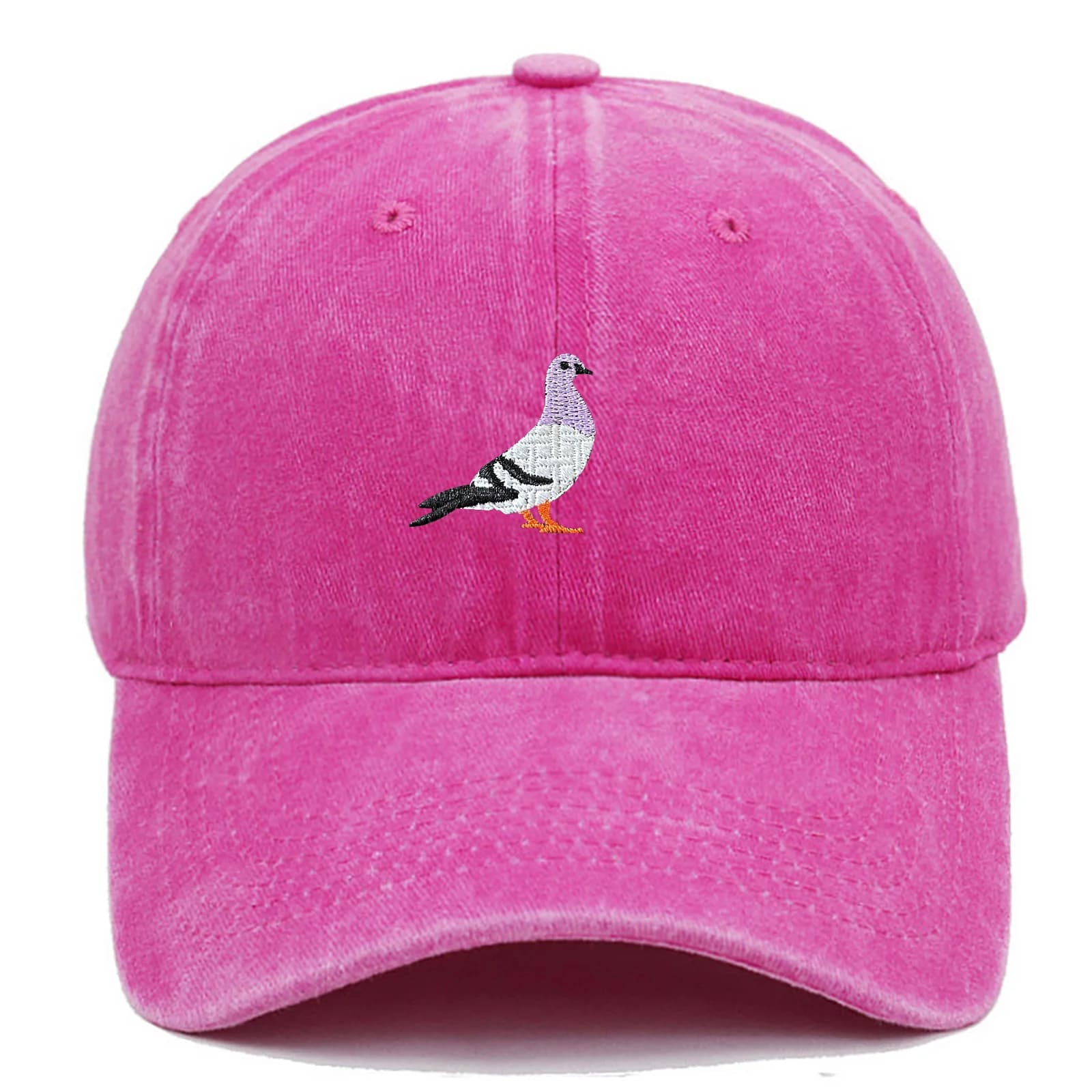 Pigeon Embroidery Baseball Cap
