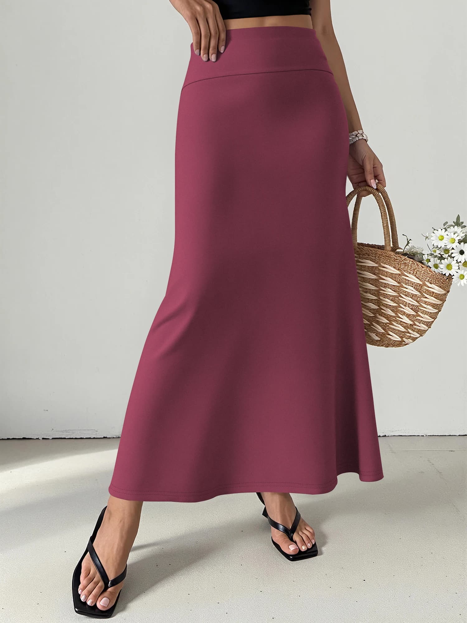 Smart Casual Maxi Skirt