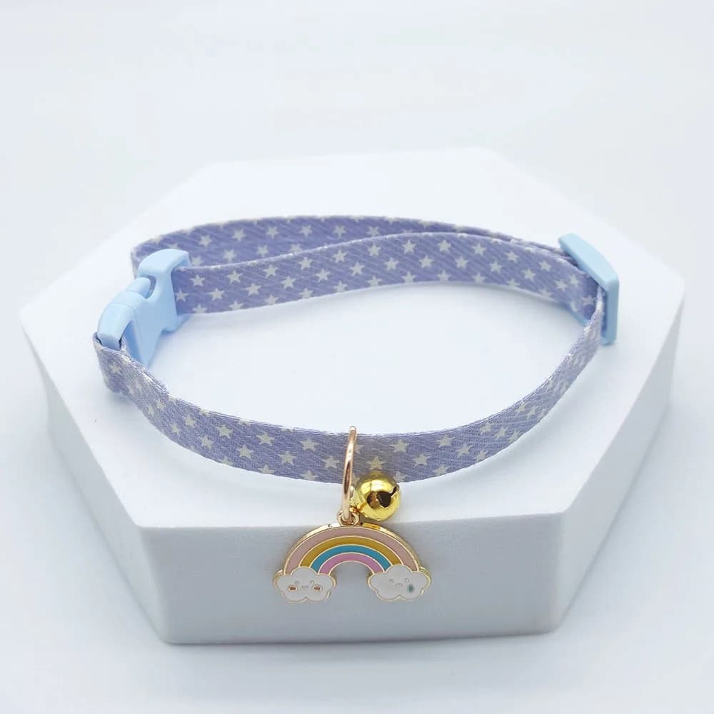 Adjustable Small Dog and Cat Collar with Bell