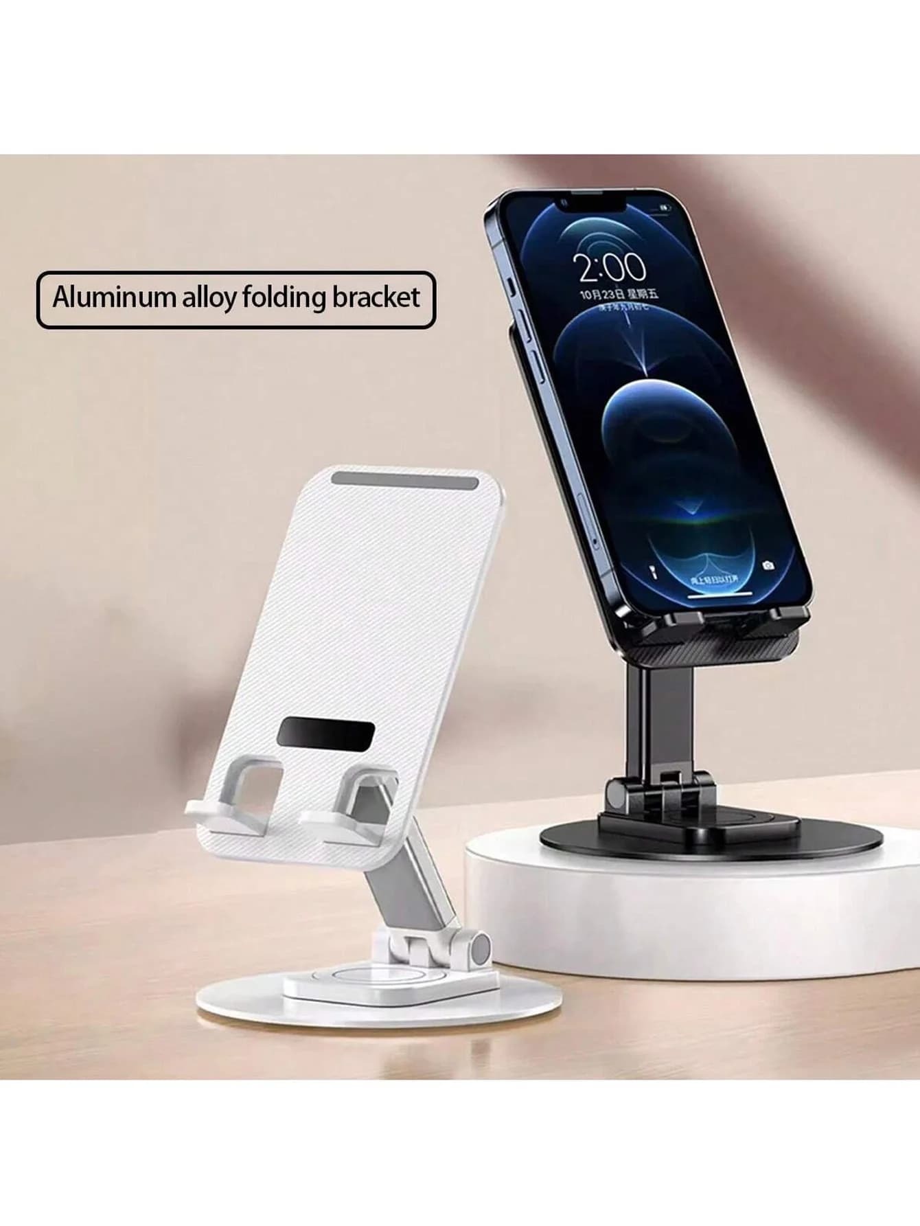 Phone Stand, Desktop Stand, Tablet/Ipad Support, Lazy Support, Home Use, Live Streaming, Folding, Height-Adjustable Stand, Cooli