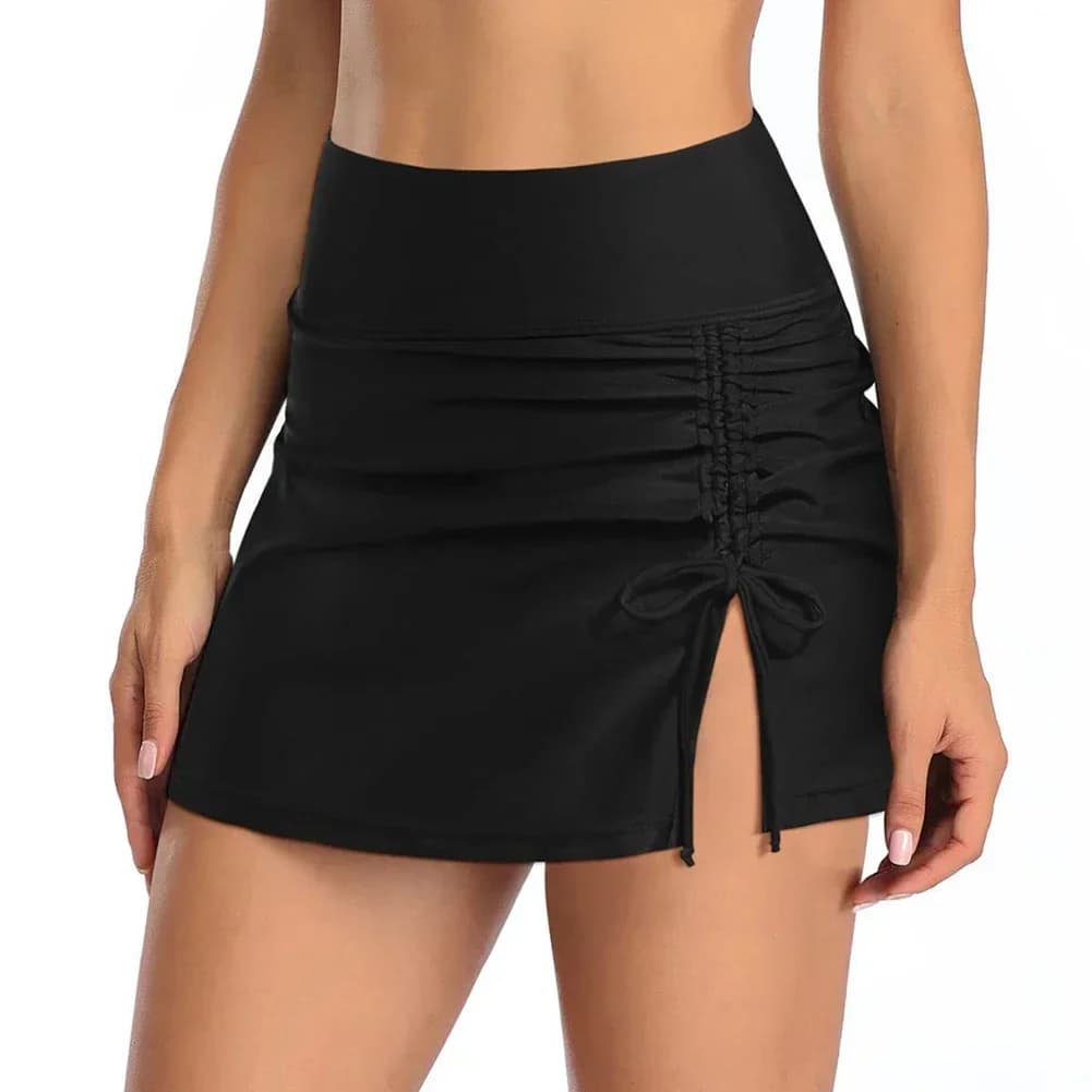 Womens Swim Skirt with Built-in Briefs