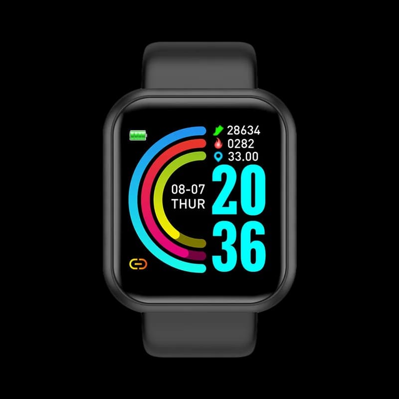 Men Smart Watches Color Screen Bluetooth Woman Fitness Sport Bracelet Health Sleep Monitor Electronic Clock Smartwatch Alarm Y68