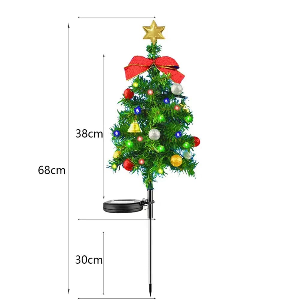 Solar Christmas Tree Floor Lights