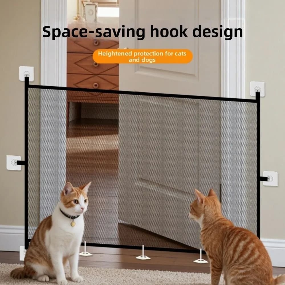 Portable Retractable Pet Barrier Fence