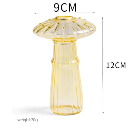 Mushroom Glass Vase