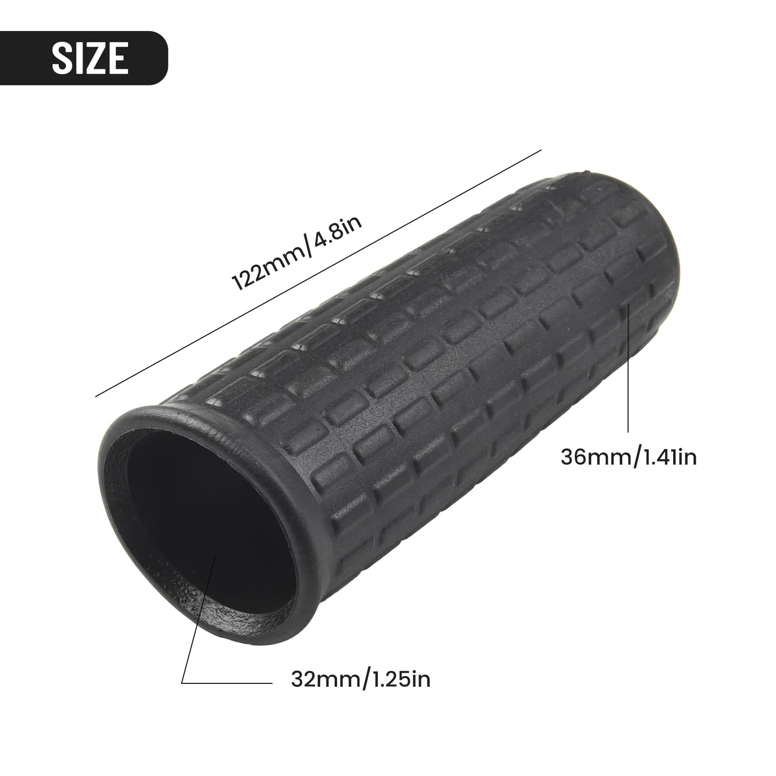 Wheelbarrow Rubber Handle Grips