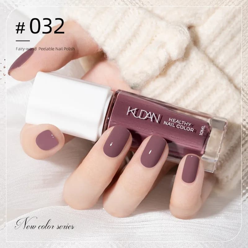 40-Color Water-Based Peel-Off Nail Polish Set