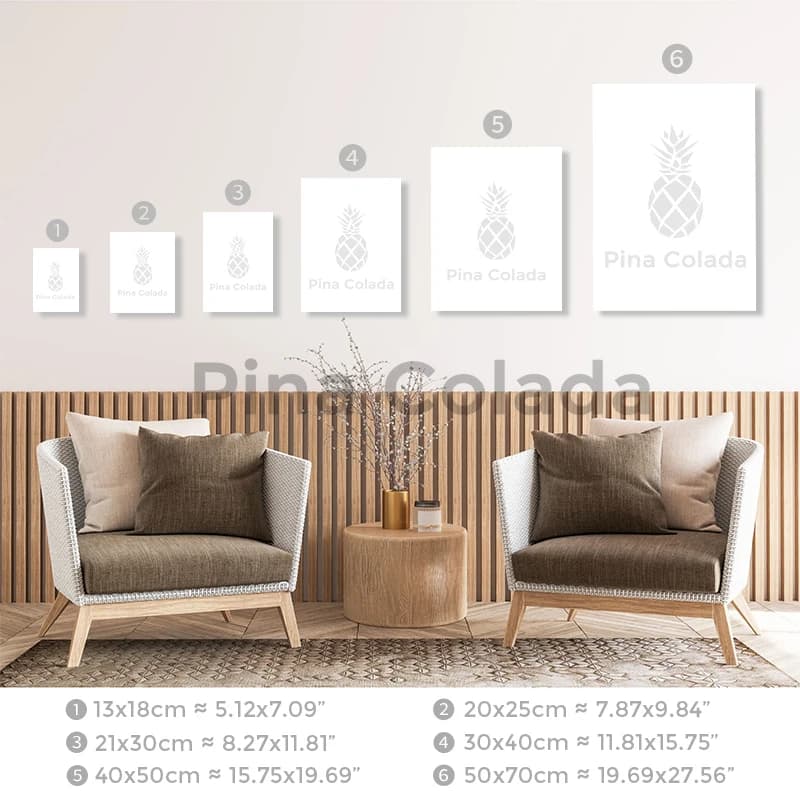 Nordic Botanical Green Plant Canvas Wall Art Print