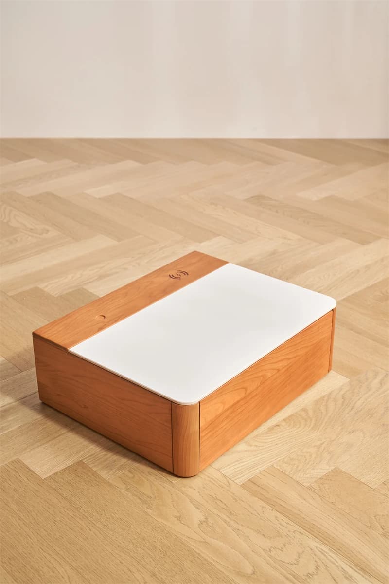 Nightstands Wooden Small Floating Wall Mounted Modern Minimalist Bedroom Oak Bedside Table Nightstand