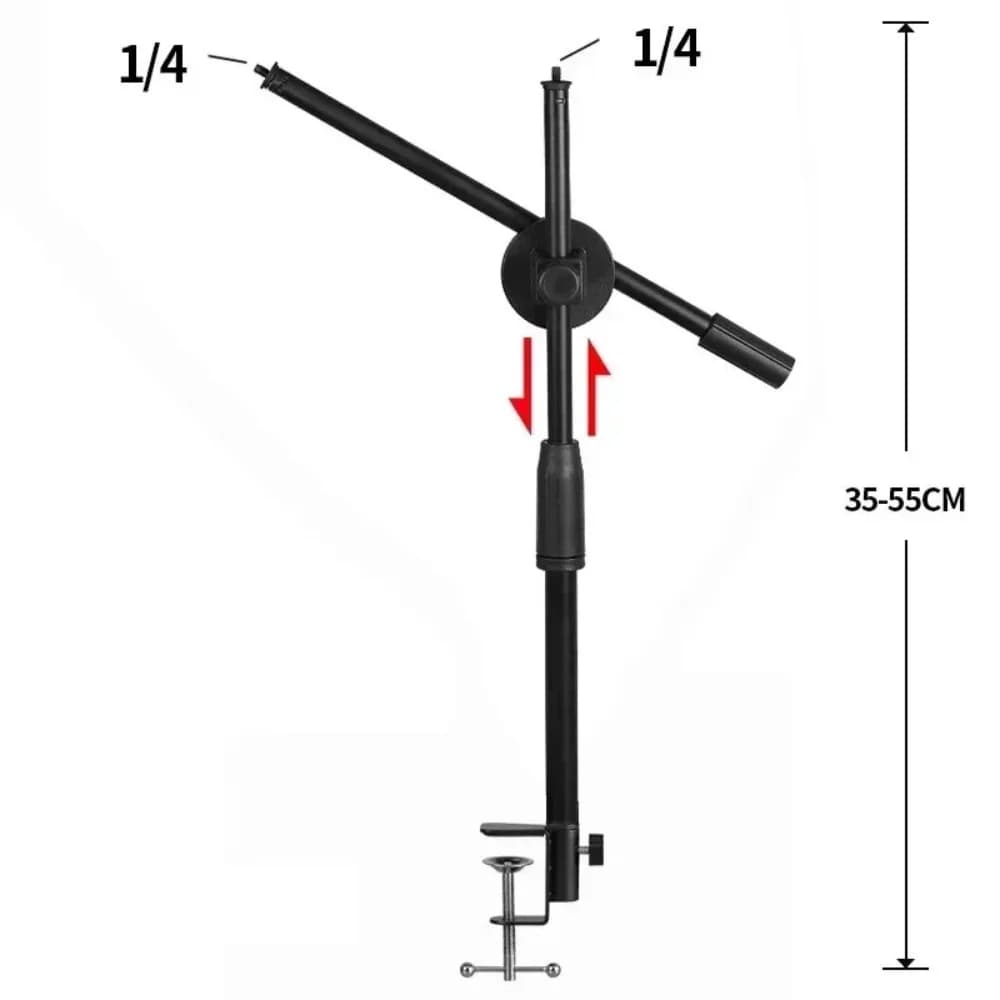 Horizontal Phone Tripod Stand with Articulated Arm