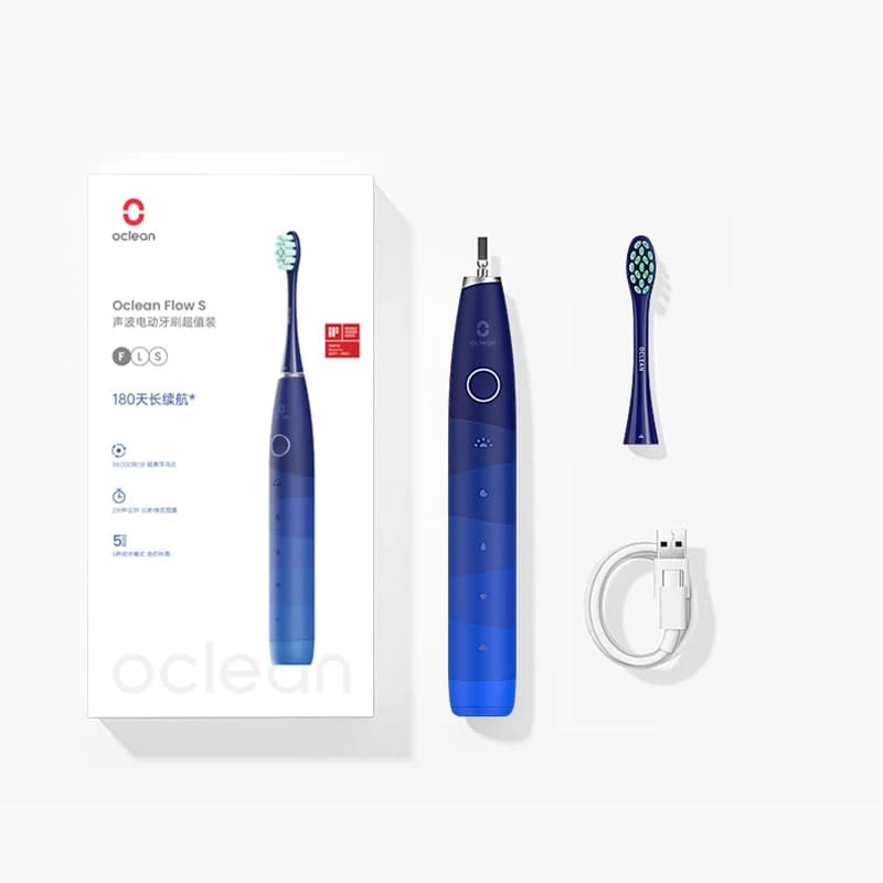 Electric Toothbrush With 3 Heads And 5 Modes
