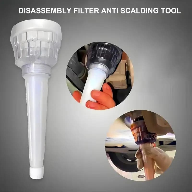Universal Oil Filter Removal Tool and Funnel