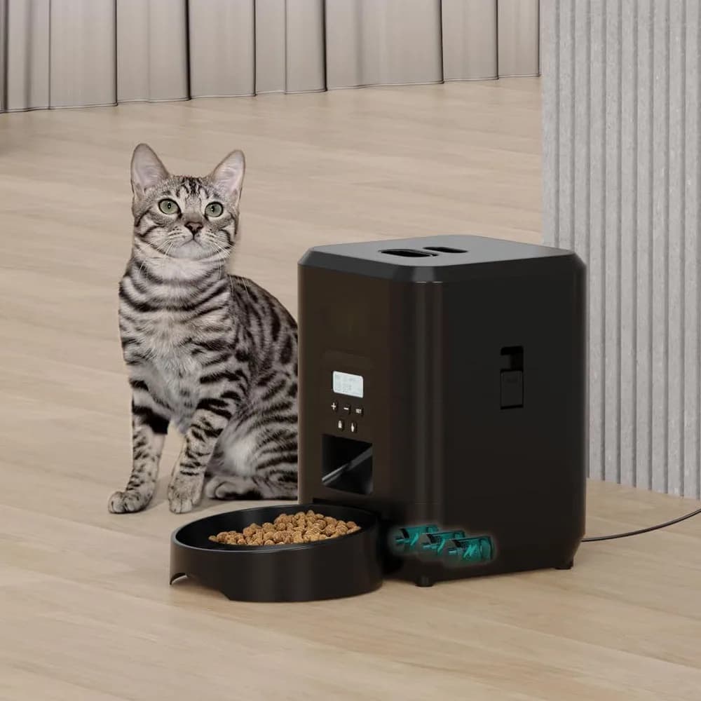 Automatic Pet Feeder with Timed Portions