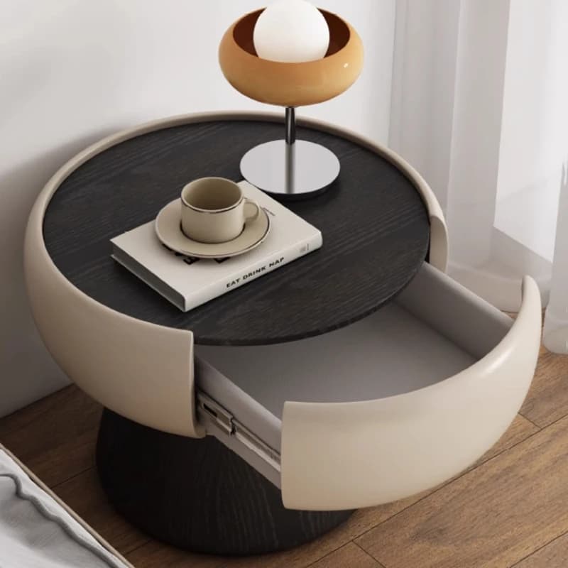 Style Modern Nightstands Aesthetic Design Storage Creative Unique Bedside Table Glamour Trendy Mesita De Noche Bedroom Furniture