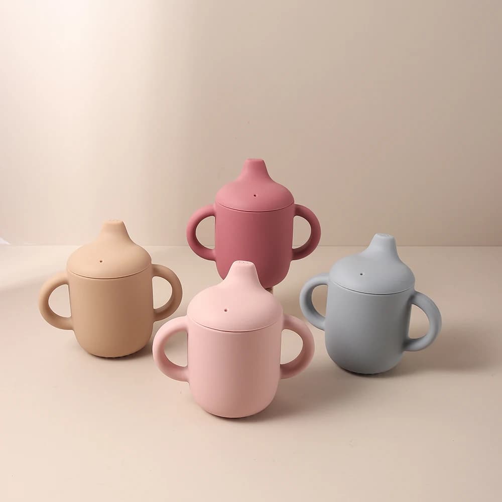 Baby Silicone Sippy Cup 180ml BPA-Free