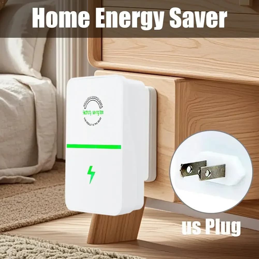 Home Pro Power Energy Saver with Stable Voltage US/UK/EU Plug - Household Electricity Energy Efficient Device