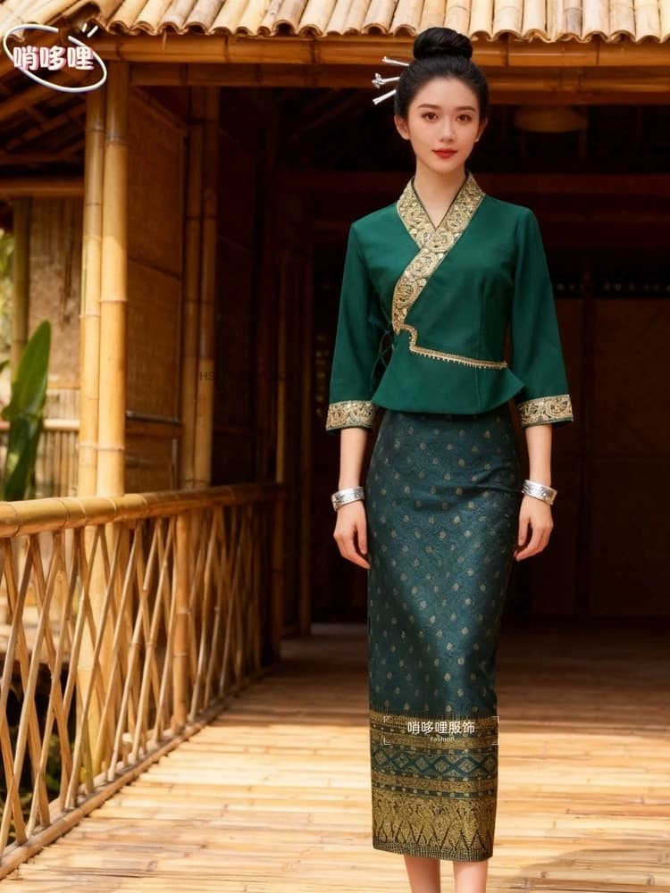 Women's Thai Traditional Festival Dress