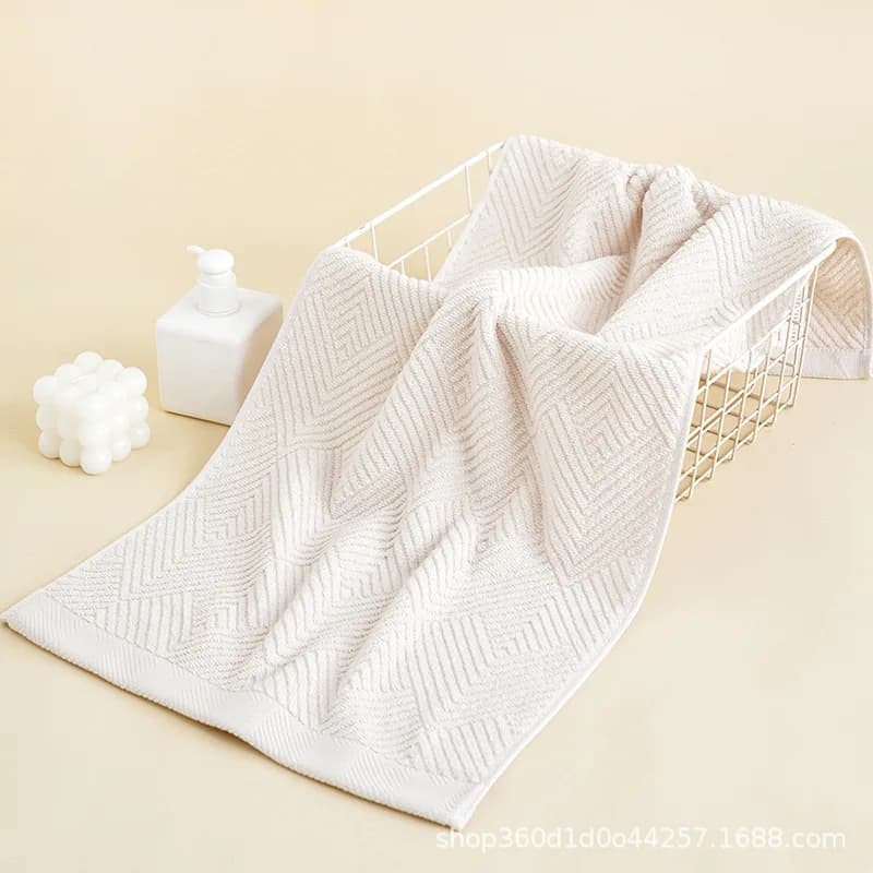 Bath Towel Set 3-Piece Quick Dry Cotton