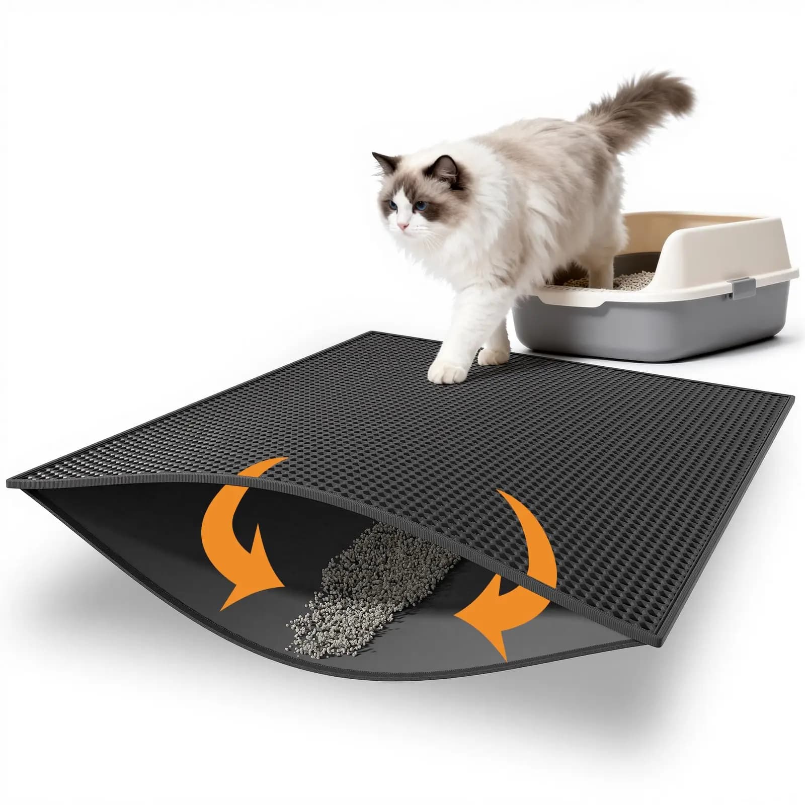 Honeycomb Double Layer Cat Litter Mat