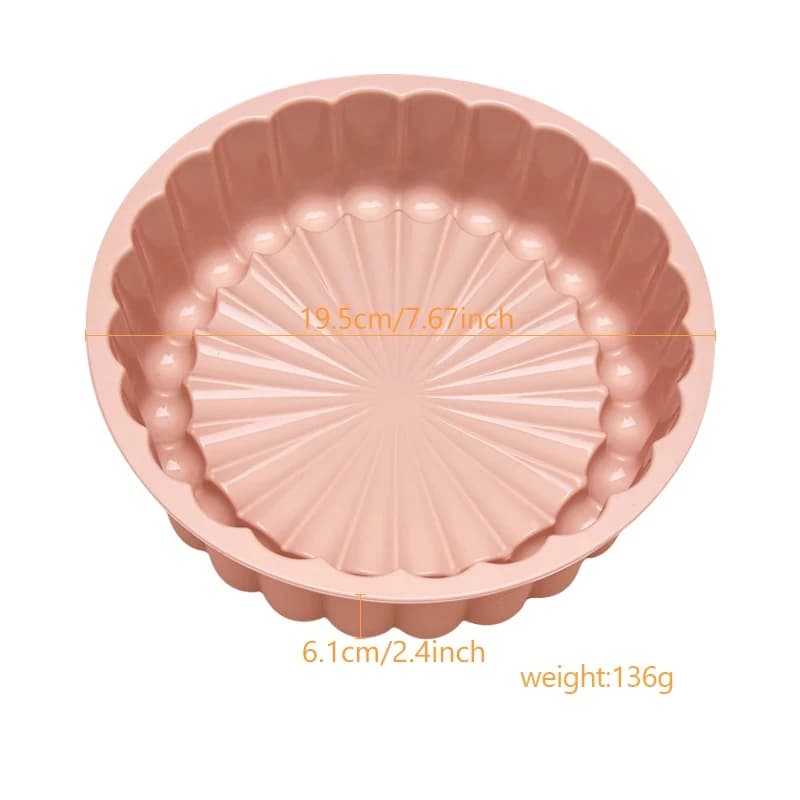 Round Non-Stick Silicone Baking Pan