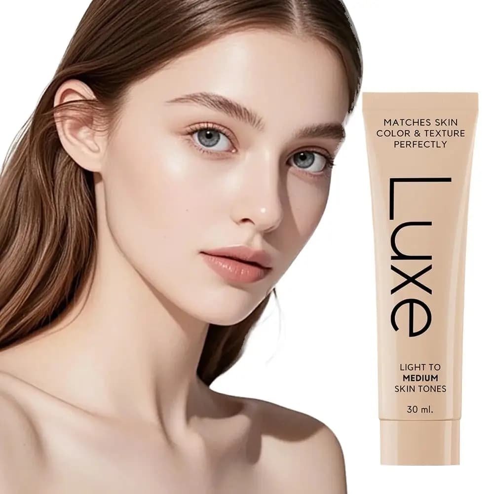 Luxe Skin Tone Matching Concealer Foundation, Waterproof Full Coverage Makeup to Hide Blemishes & Even Skin Tone Long Lasting
