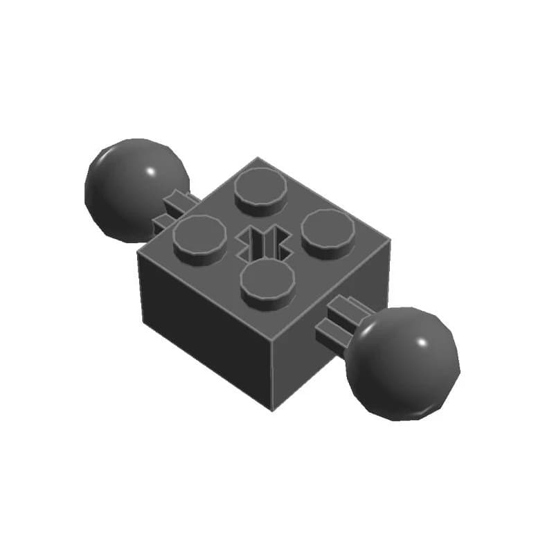 2x2 Brick with Ball Joint and Axle Hole Set