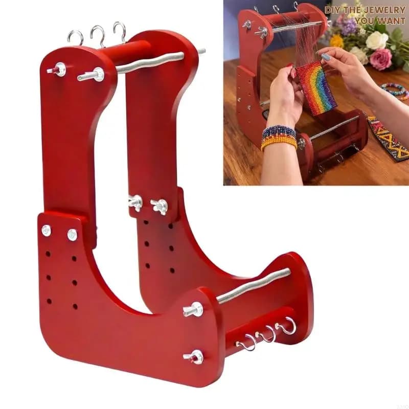 Adjustable Wooden Bead Loom